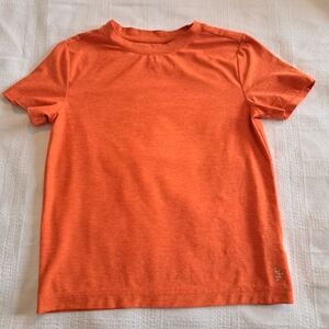 Gymboree boys Gymgo size 5/6 small, orange athletic shirt